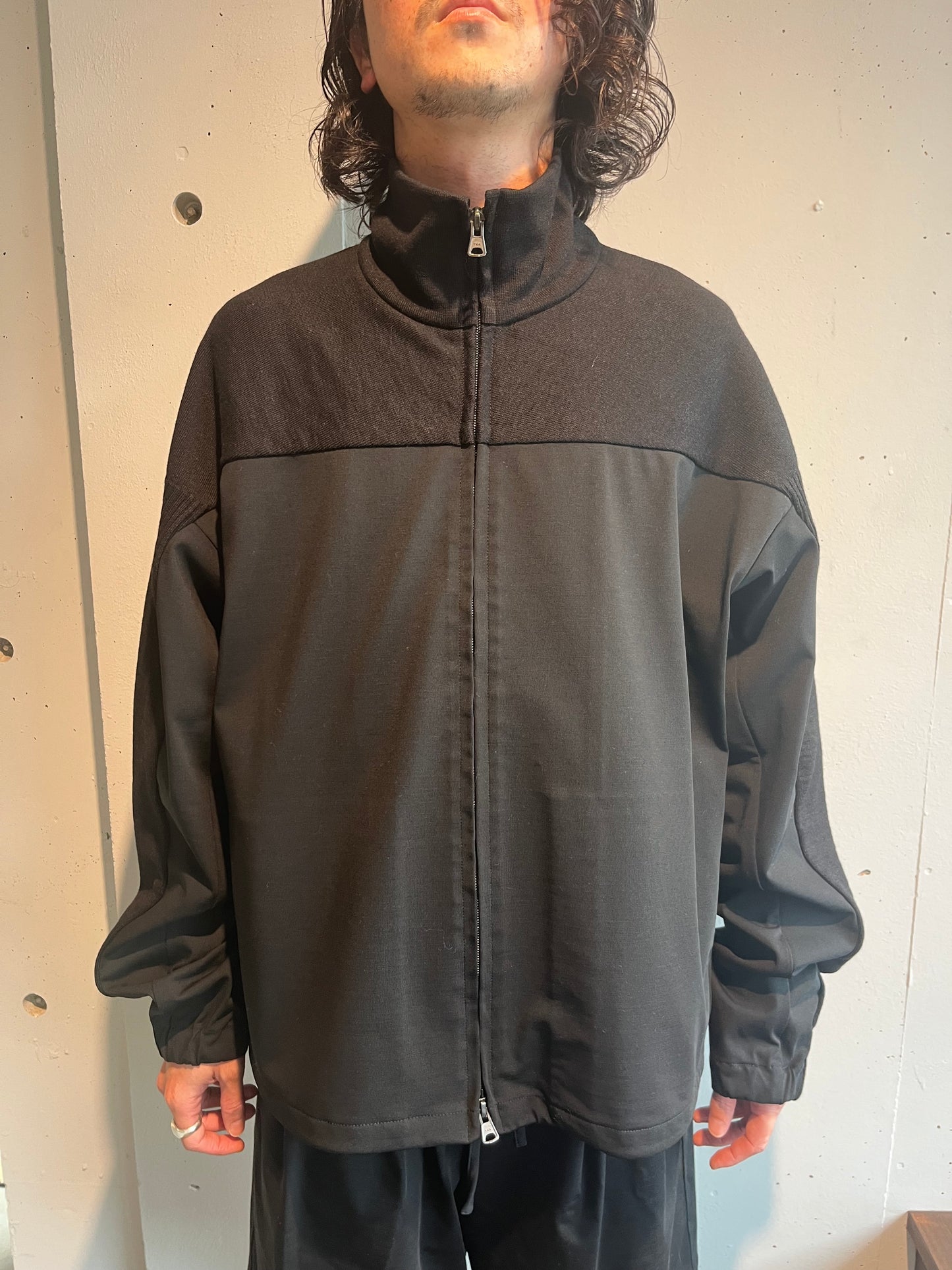WOOL/POLY TRACK JACKET
