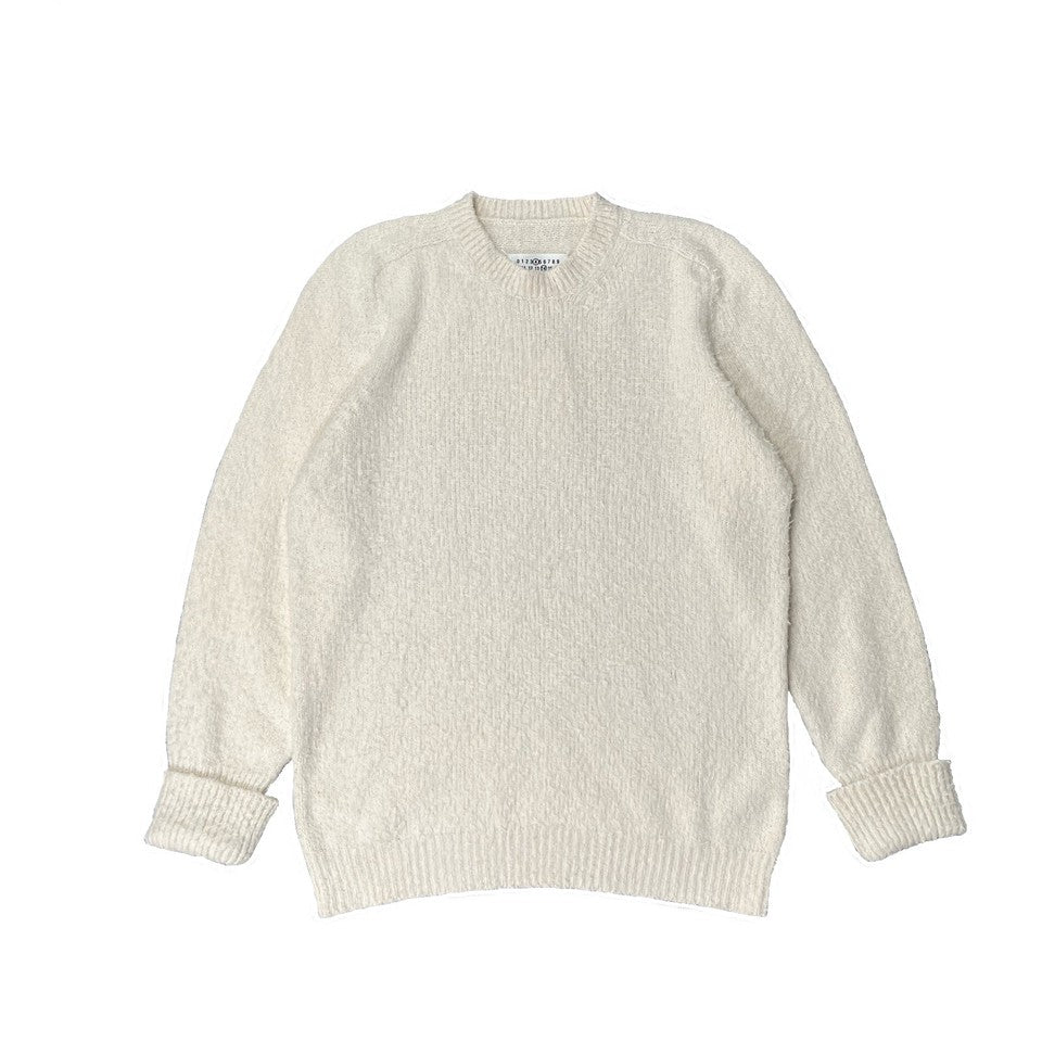 Maison Margiela-＜GENDERLESS＞COTTON NYLON PILE CREW NECK KNIT-NOWALL