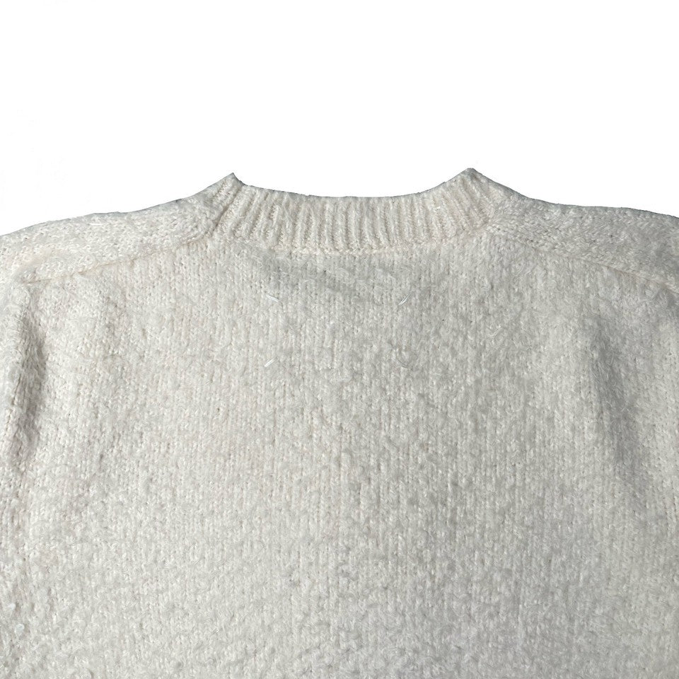 Maison Margiela-＜GENDERLESS＞COTTON NYLON PILE CREW NECK KNIT-NOWALL