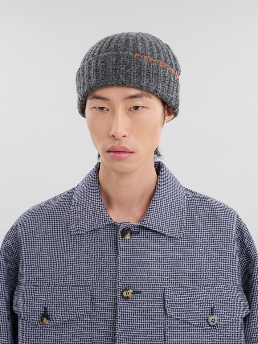 MARNI-RIB BEANIE-NOWALL