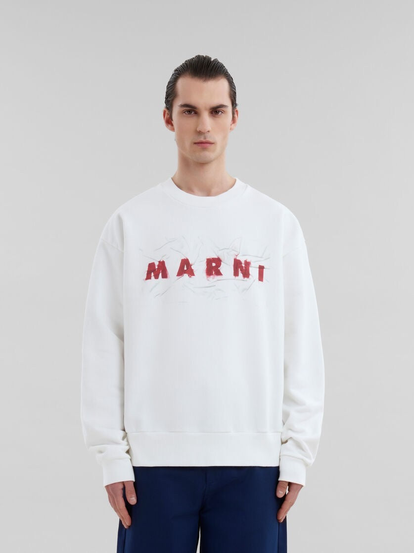 MARNI-LOGO CREW NECK SWEAT-NOWALL