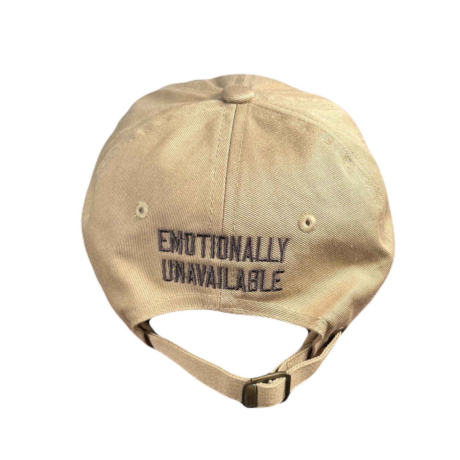 EMOTIONALLY UNAVAILABLE-HEART CARTOON HAT/CAP-NOWALL