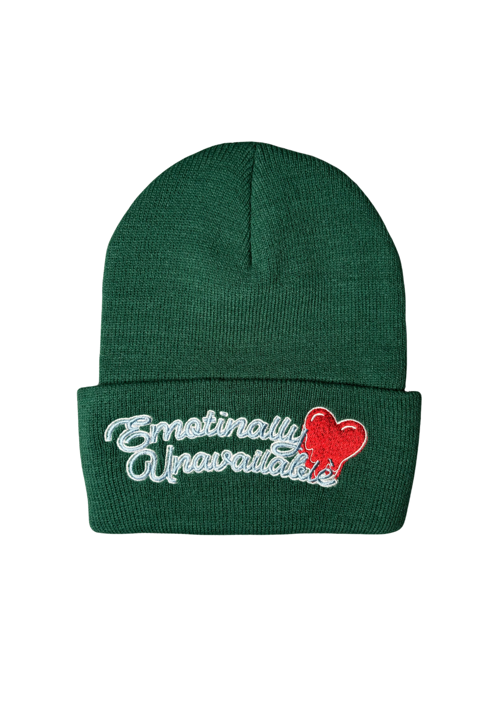 EMOTIONALLY UNAVAILABLE-LOGO BEANIE-NOWALL