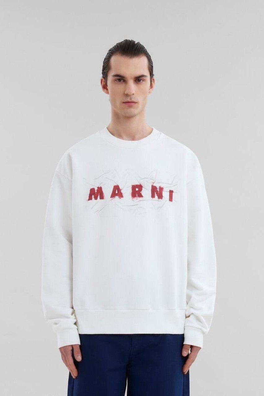 MARNI-LOGO CREW NECK SWEAT-NOWALL