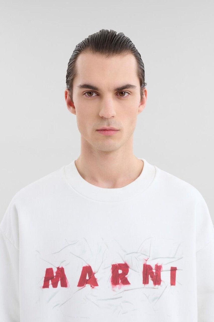 MARNI-LOGO CREW NECK SWEAT-NOWALL