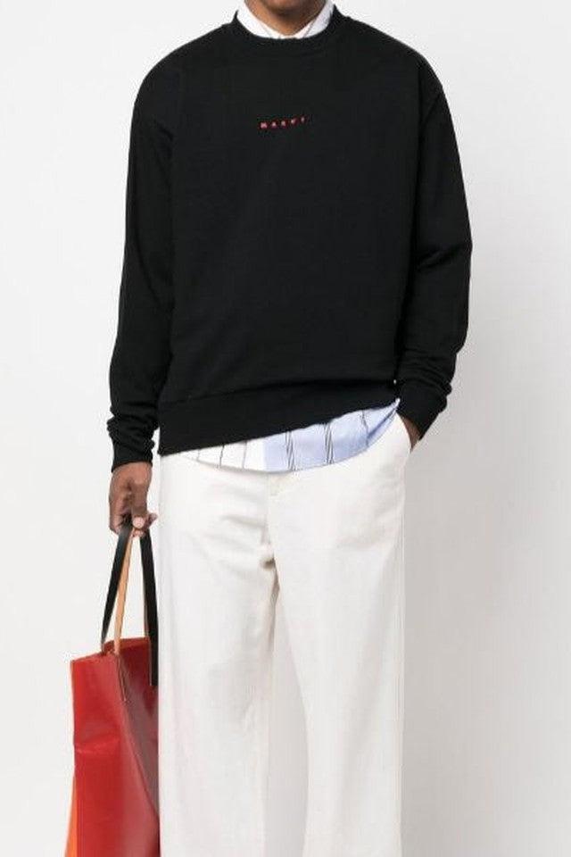 MARNI-LOGO CREW NECK SWEAT-NOWALL