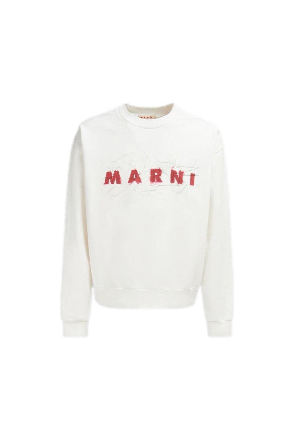 MARNI-LOGO CREW NECK SWEAT-NOWALL