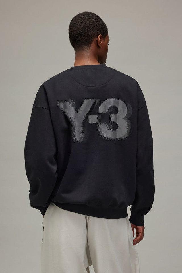 Y-3-LOGO CREW SWEAT-NOWALL