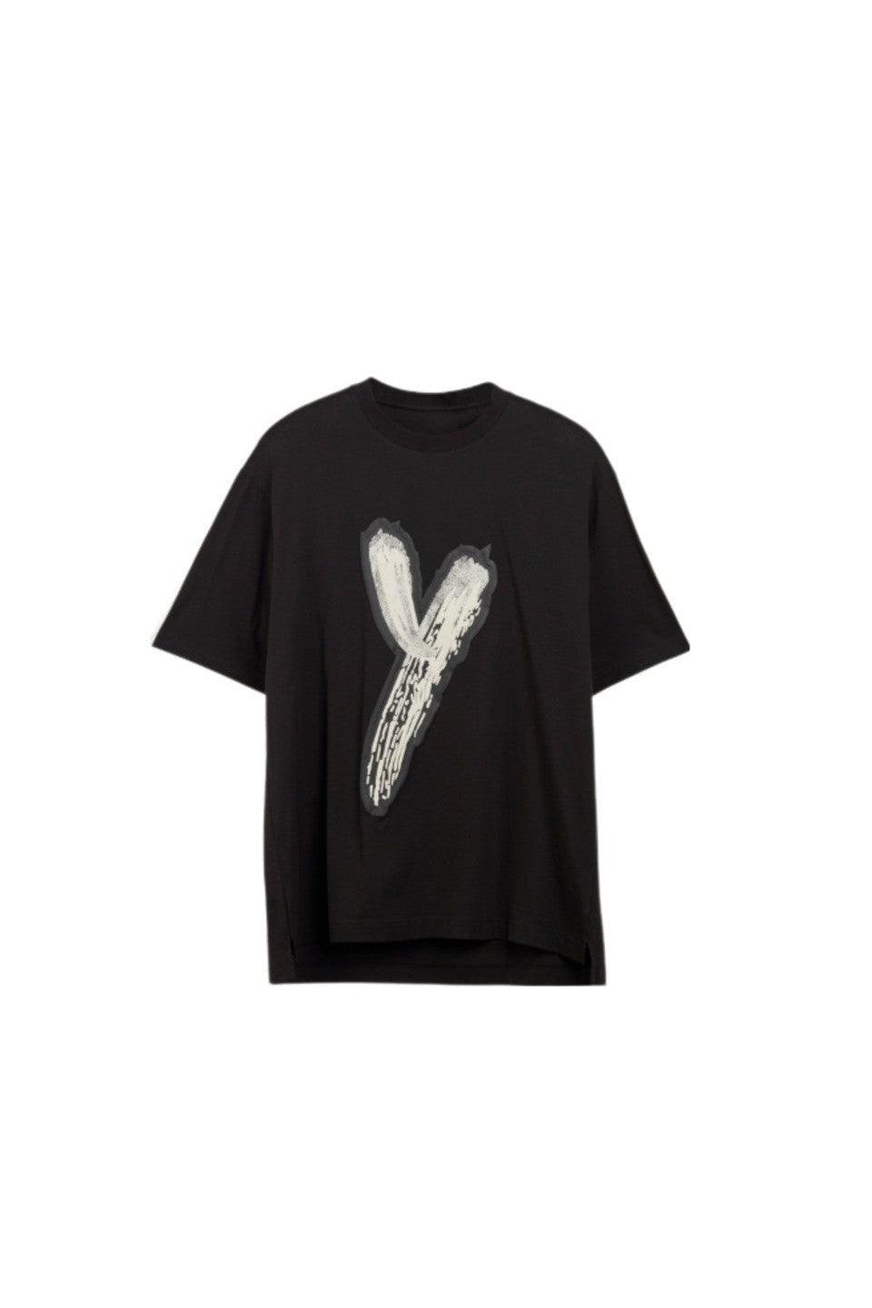 Y-3-LOGO GRAPHIC TEE-NOWALL