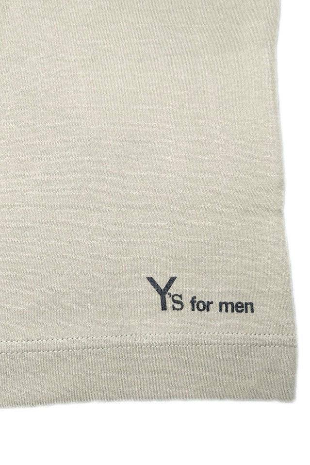 Y's for men-LOGO PRINT LONG SLEEVE T-SHIRTS-NOWALL