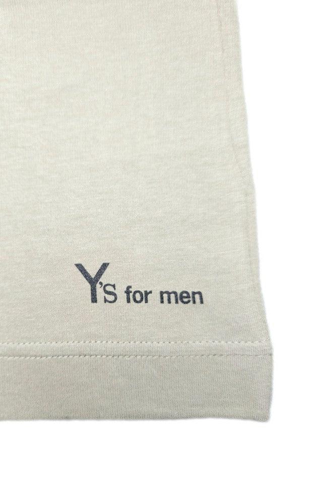 Y's for men-LOGO PRINT SHORT SLEEVE T-SHIRTS-NOWALL