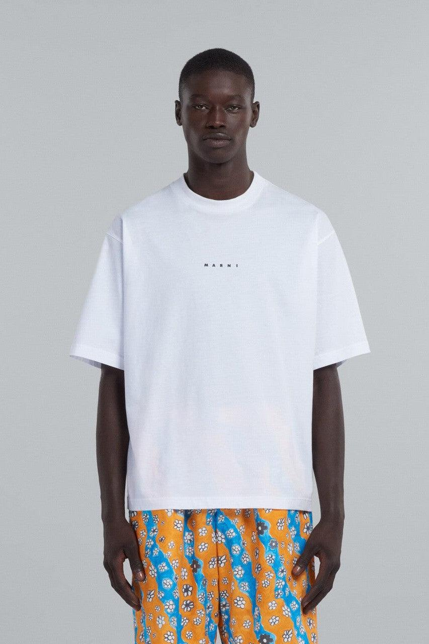 MARNI-LOGO TEE/MARNI LOGO ORGANIC COTTON JERSEY-NOWALL