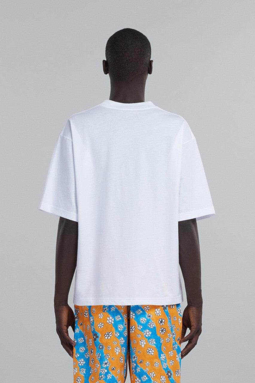 MARNI-LOGO TEE/MARNI LOGO ORGANIC COTTON JERSEY-NOWALL