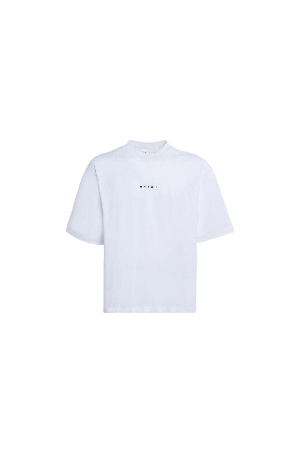 MARNI-LOGO TEE/MARNI LOGO ORGANIC COTTON JERSEY-NOWALL