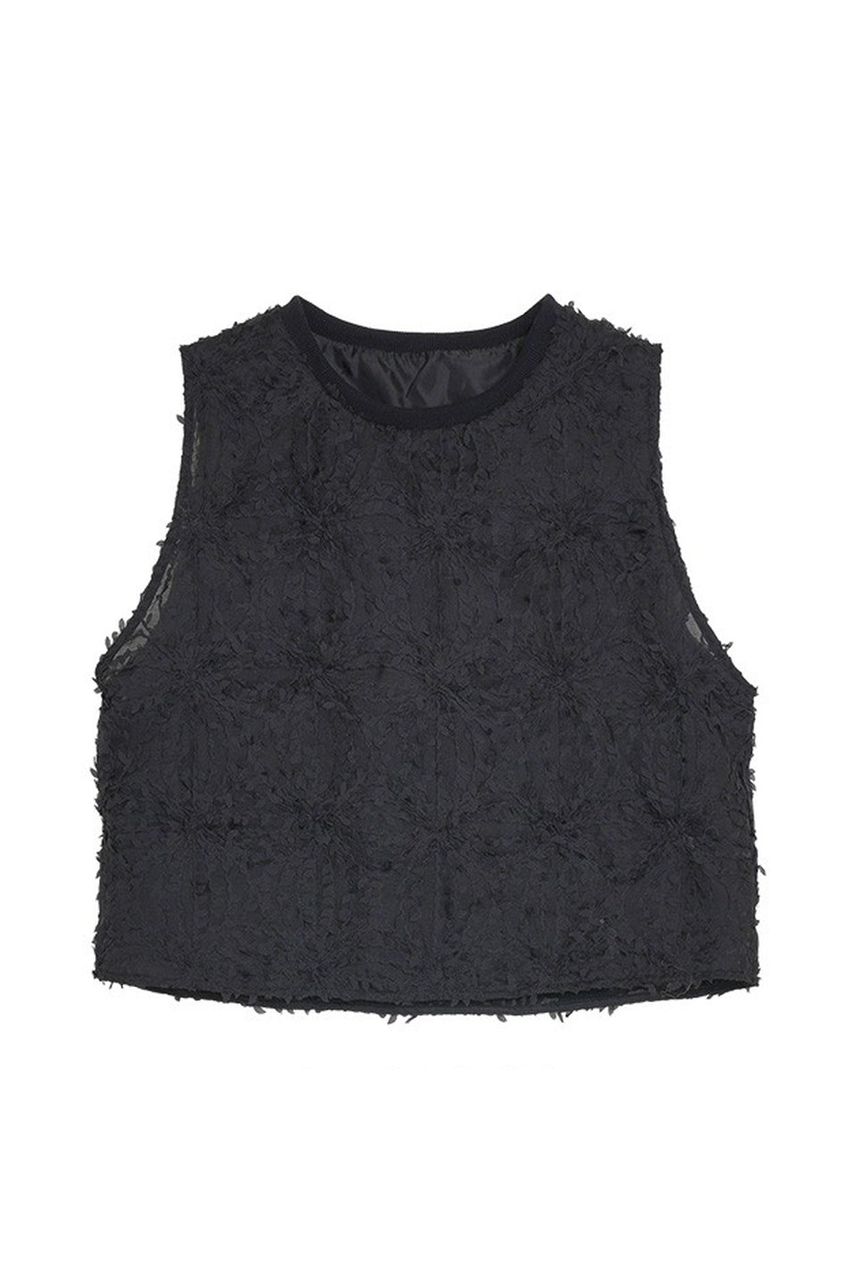 MICALLE MICALLE-Lace Cropped Top-NOWALL