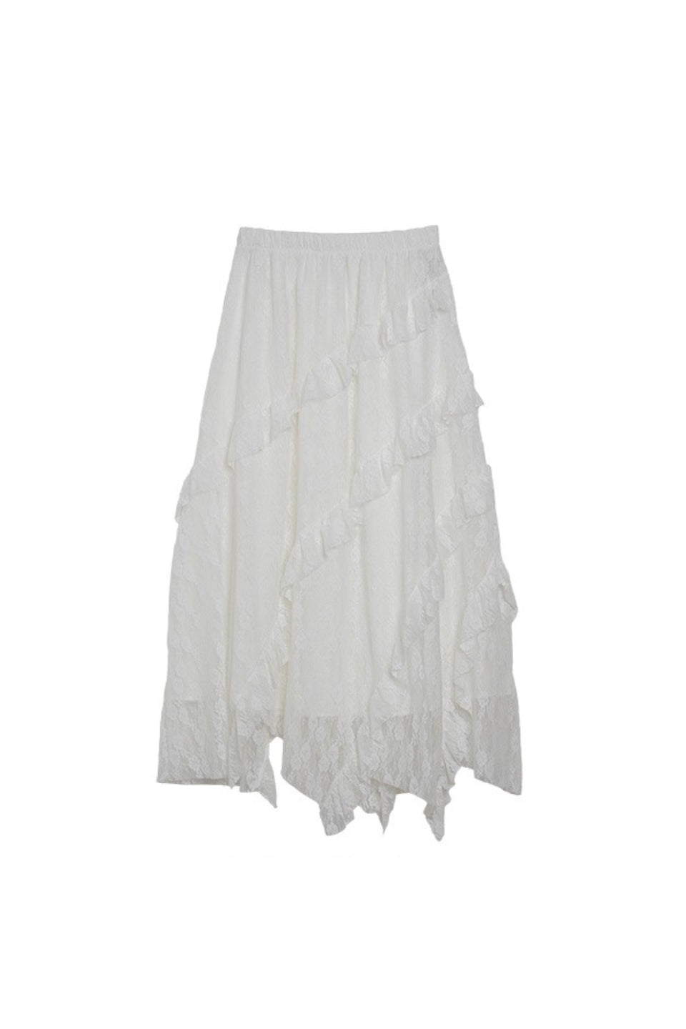 MICALLE MICALLE-Lace Design Skirt-NOWALL