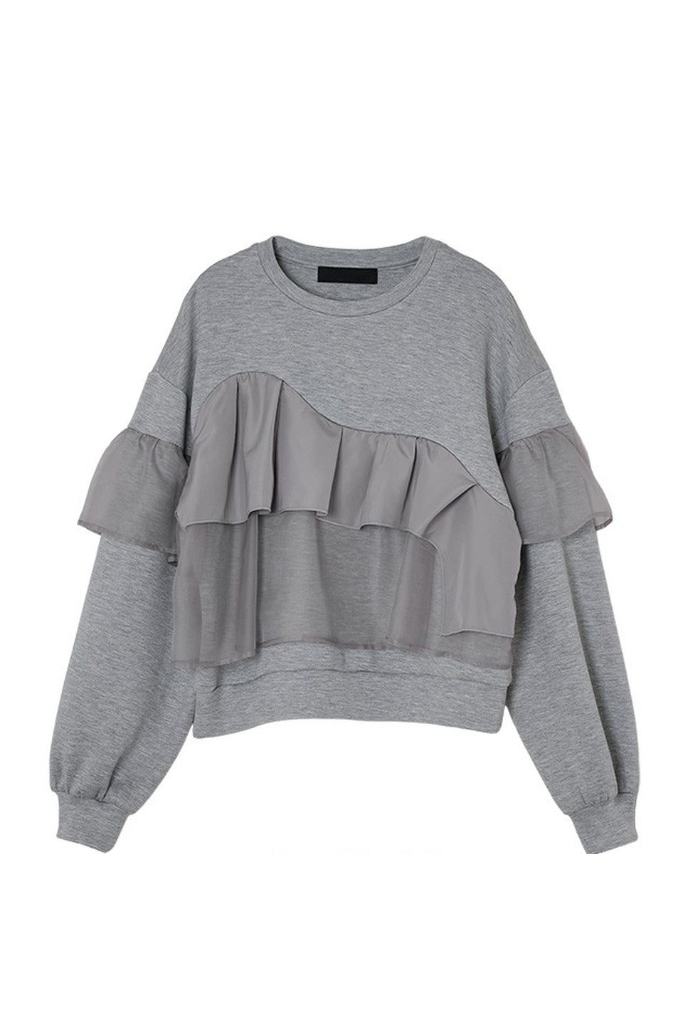 MICALLE MICALLE-Layered Frill Sweat-NOWALL