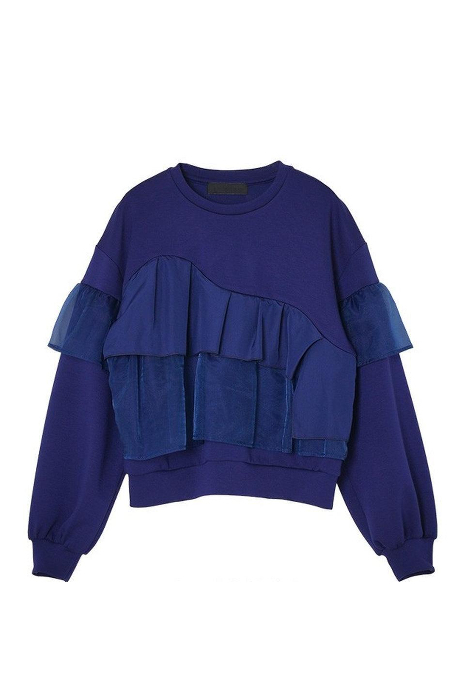 MICALLE MICALLE-Layered Frill Sweat-NOWALL