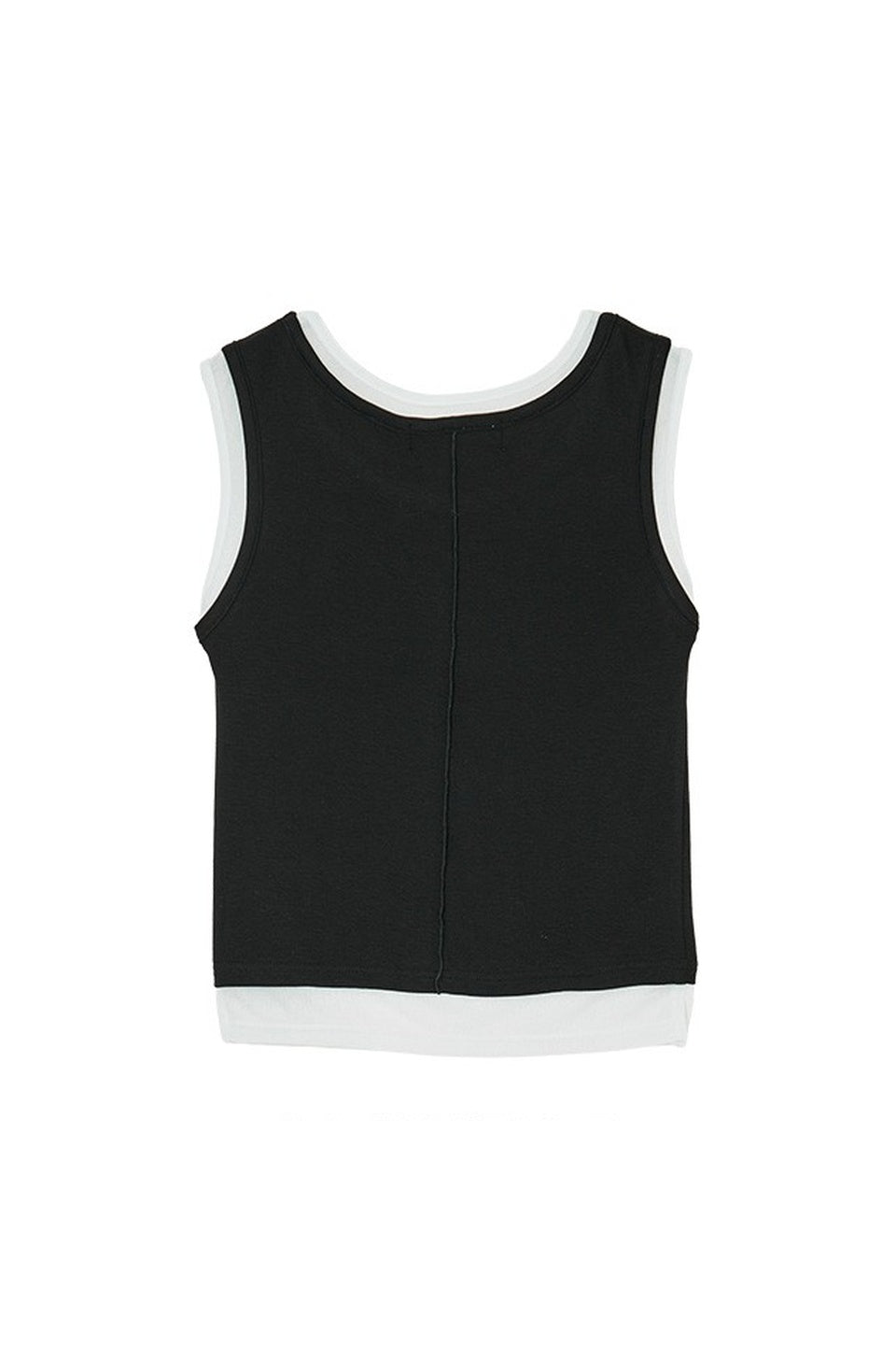 MICALLE MICALLE-Layered Trim Tank Top-NOWALL