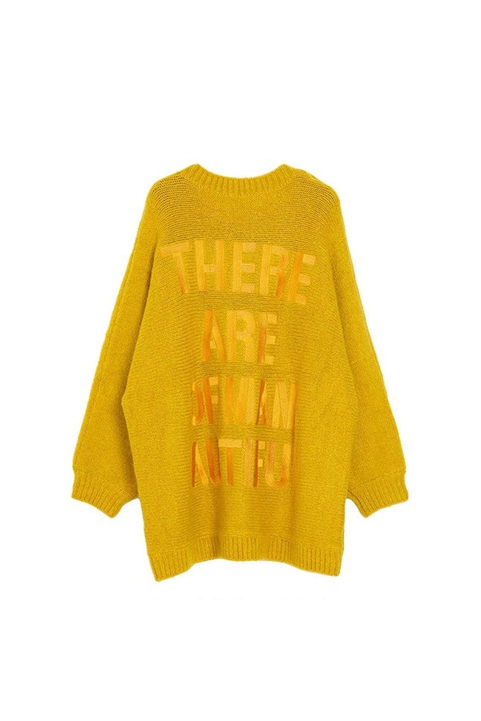 MICALLE MICALLE-Logo Knit Tunic-NOWALL