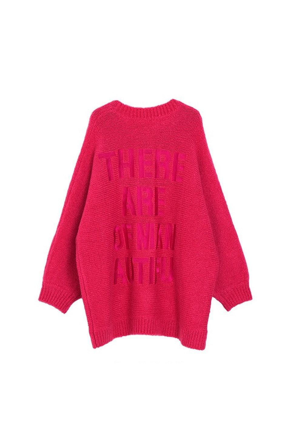 MICALLE MICALLE-Logo Knit Tunic-NOWALL