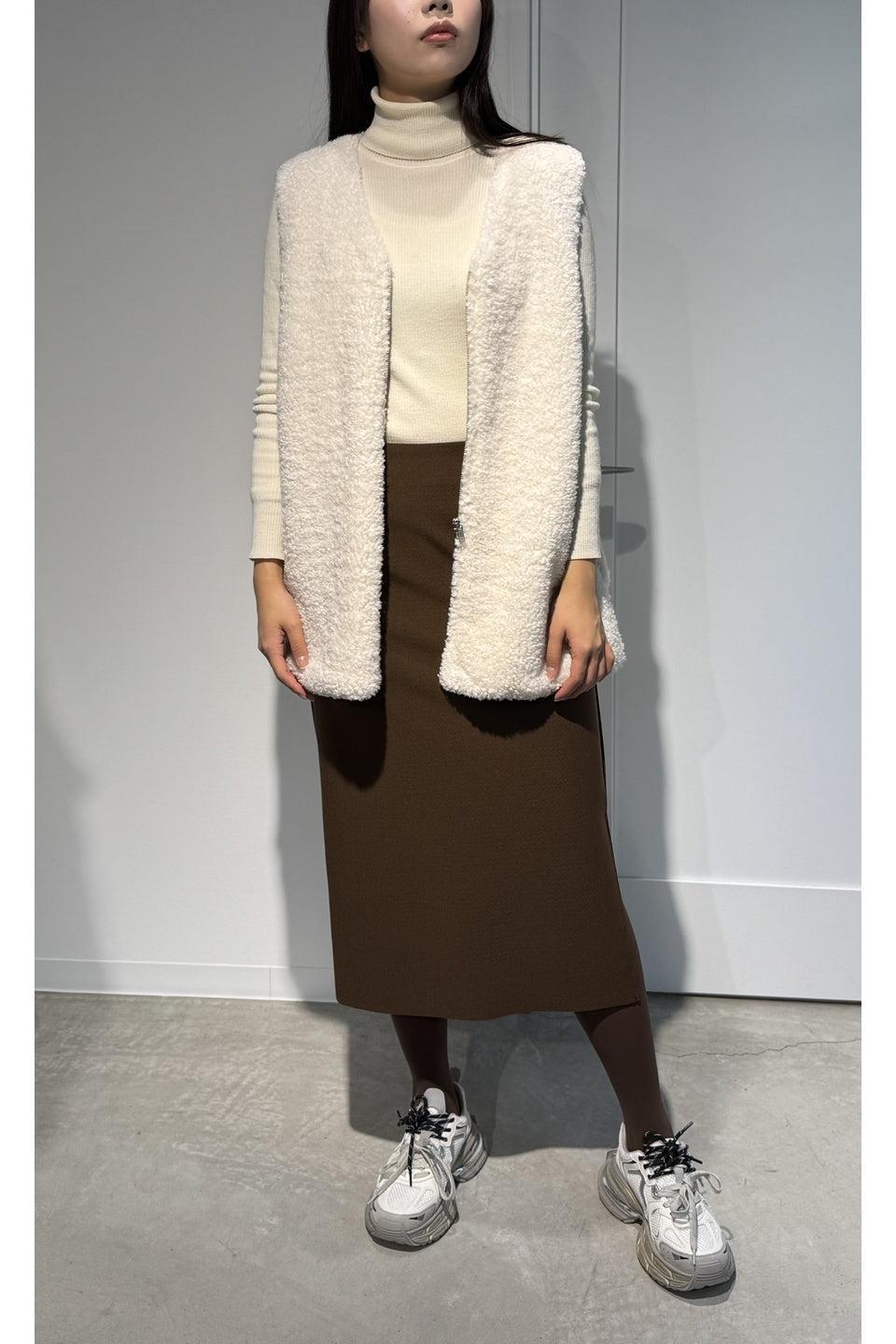 MICALLE MICALLE-Long Boa Mods Coat-NOWALL