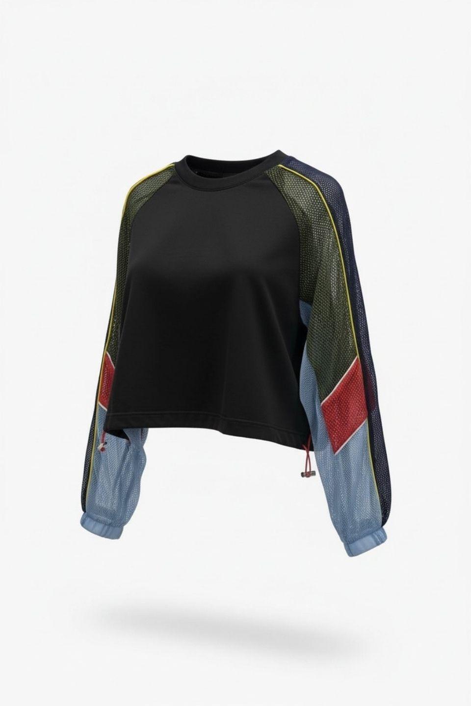 MICALLE MICALLE-Long Sleeve Mesh Docking Trainer-NOWALL