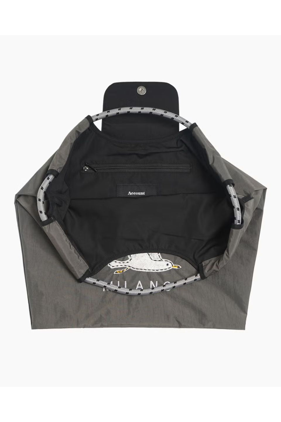 SEAGUL MOTIF FLAP BAG