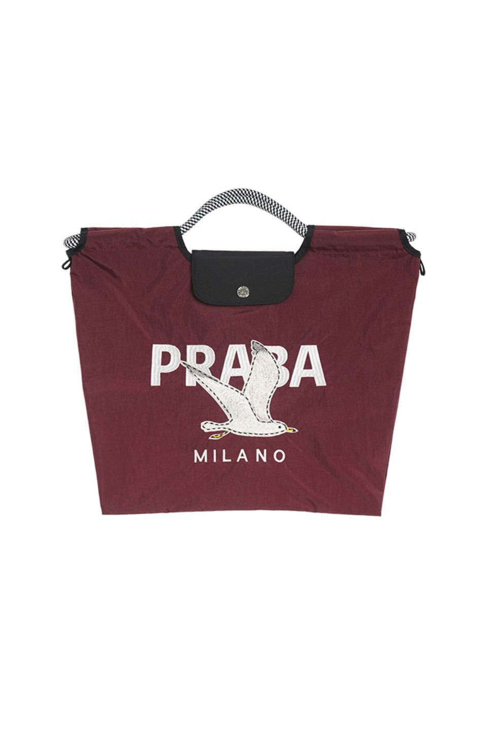 SEAGUL MOTIF FLAP BAG