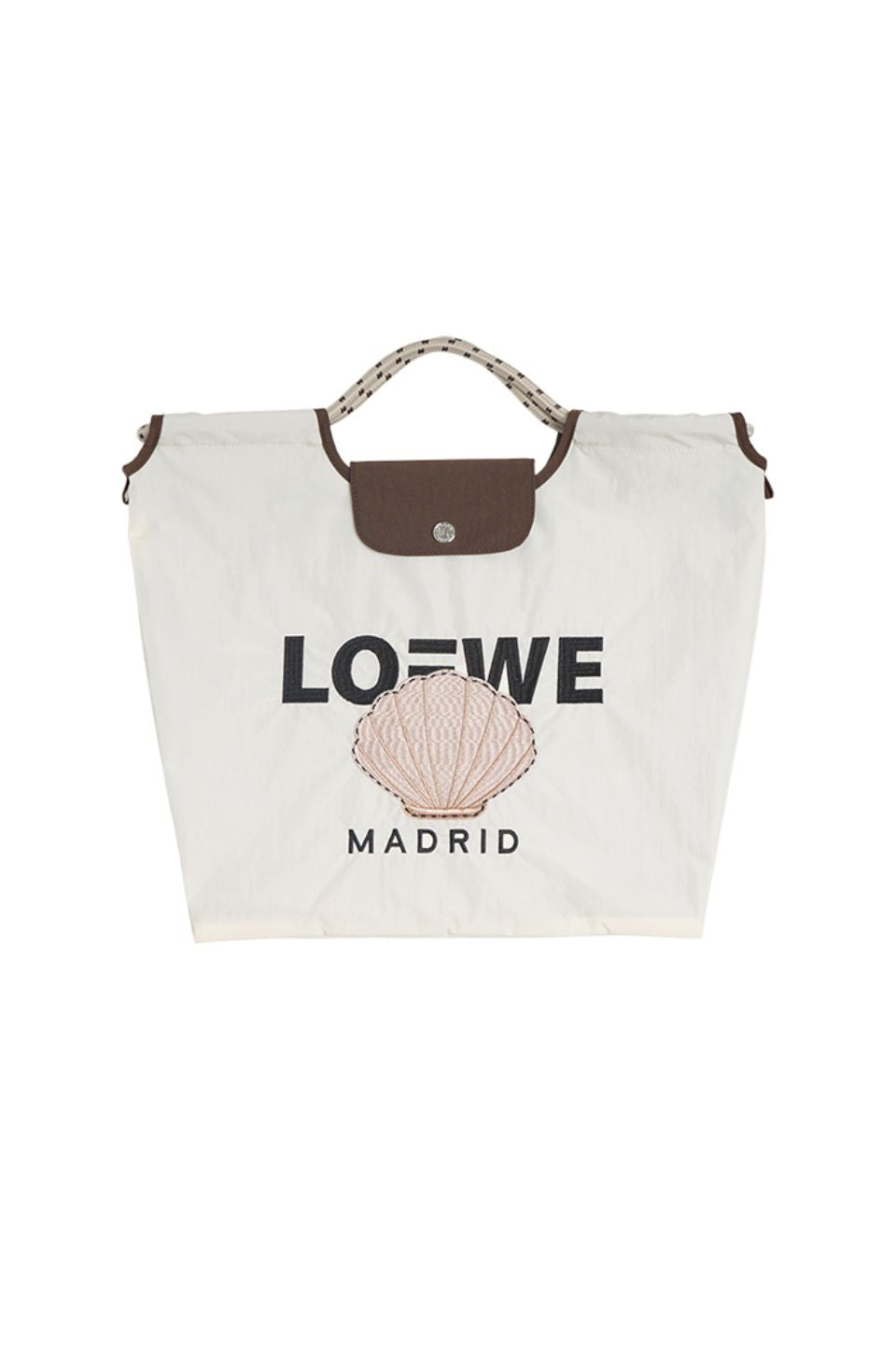 SHELL MOTIF FLAP BAG