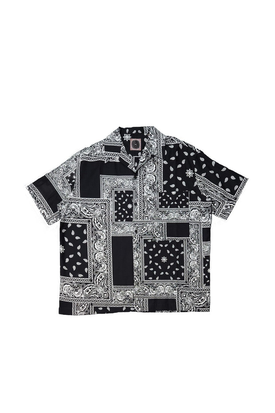 destin-MALIBU CRAZY BANDANA SHORT SLEEVE SHIRT-NOWALL