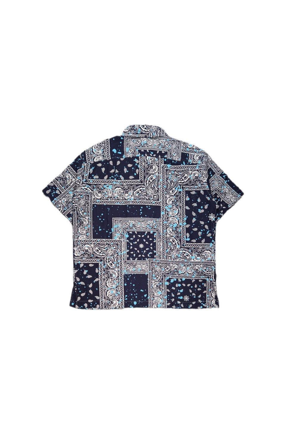 destin-MALIBU TEXAS BANDANA PATCH DRIPPING SHIRT-NOWALL