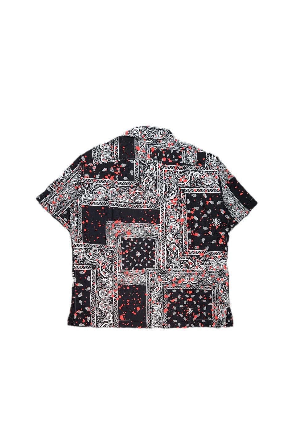 destin-MALIBU TEXAS BANDANA PATCH DRIPPING SHIRT-NOWALL