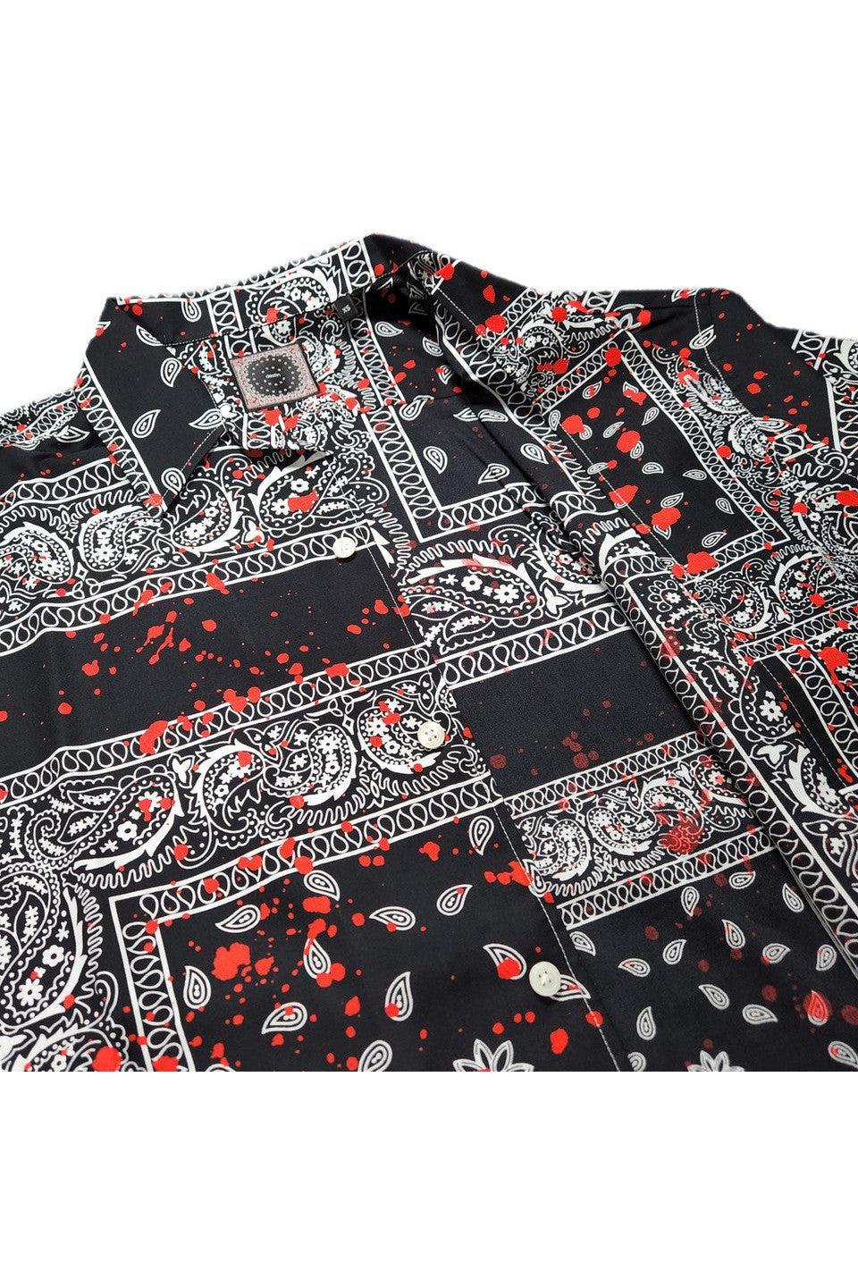 destin-MALIBU TEXAS BANDANA PATCH DRIPPING SHIRT-NOWALL