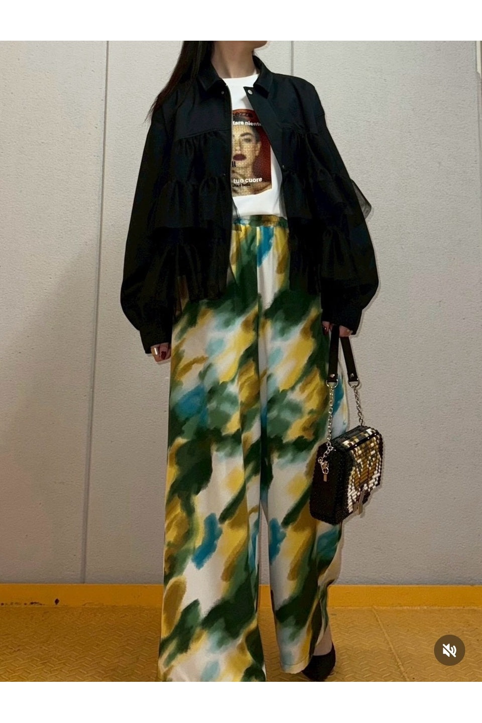 MICALLE MICALLE-Sheer Sleeve Double Jacket-NOWALL