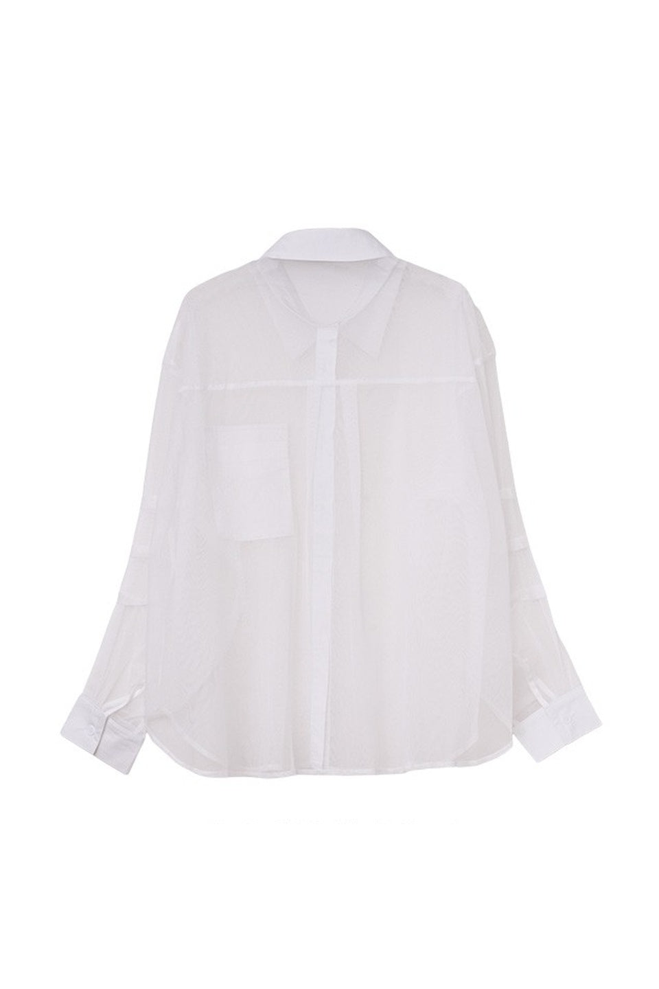 Sheer Oversized Shirt