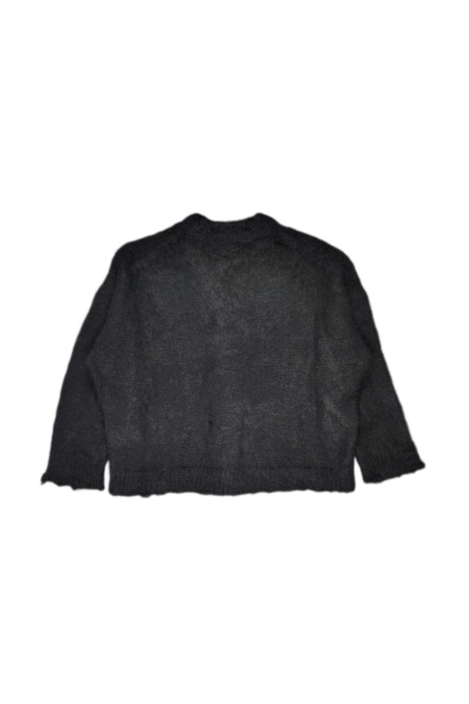 ALMOSTBLACK-MOHAIR MTL BTN KNIT-NOWALL