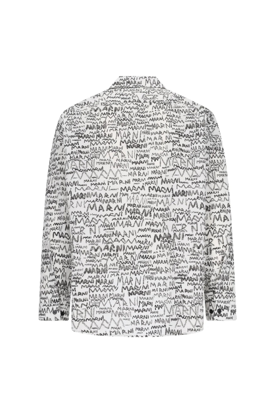 MARIN-Marni Logo All Over Long Sleeved Shirt-NOWALL