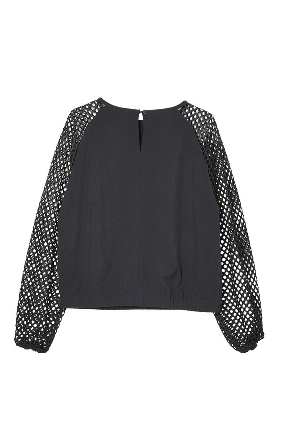 MICALLE MICALLE-Mesh Sleeve Pullover-NOWALL