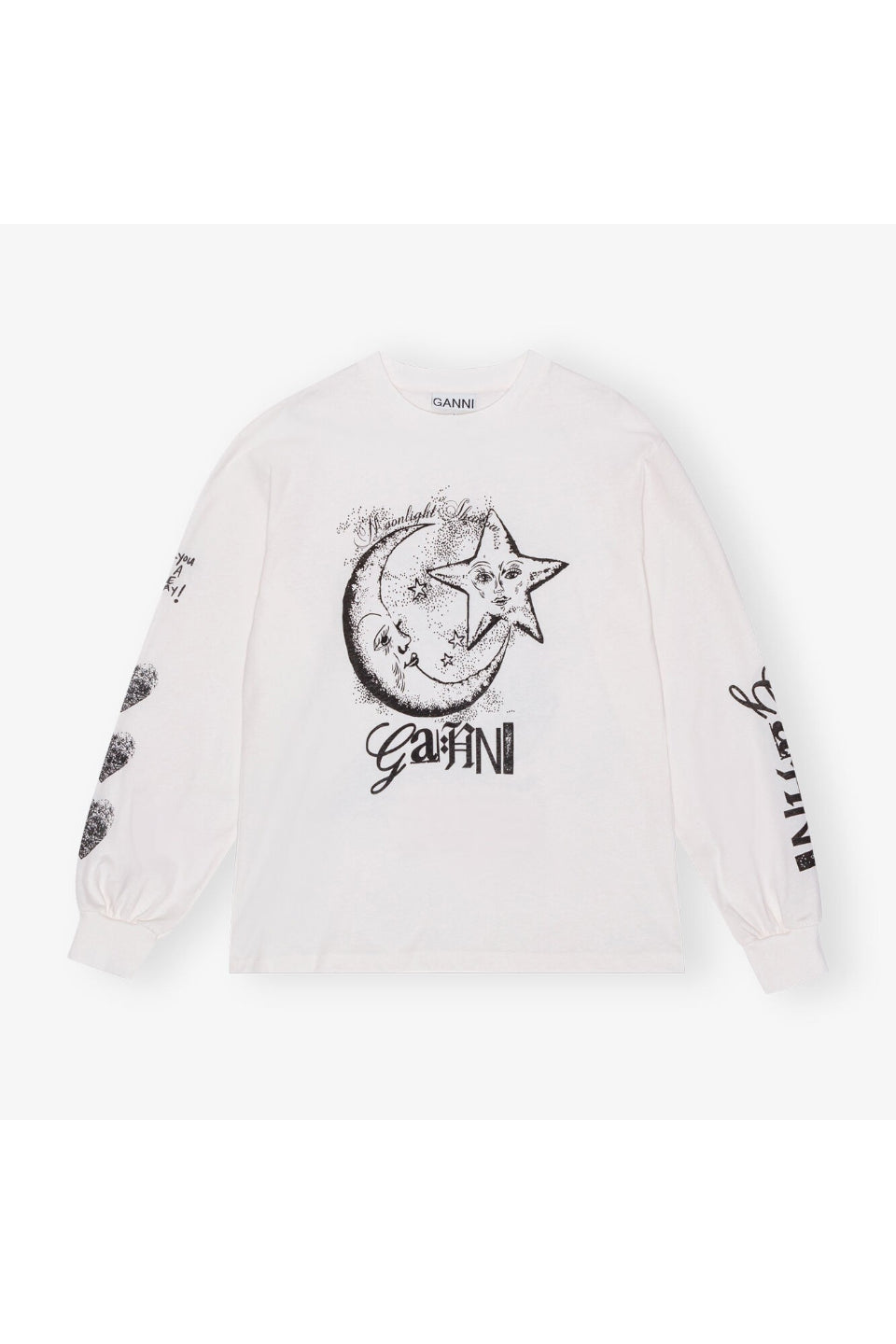 GANNI-Moonlight Long Sleeve T-shirt-NOWALL