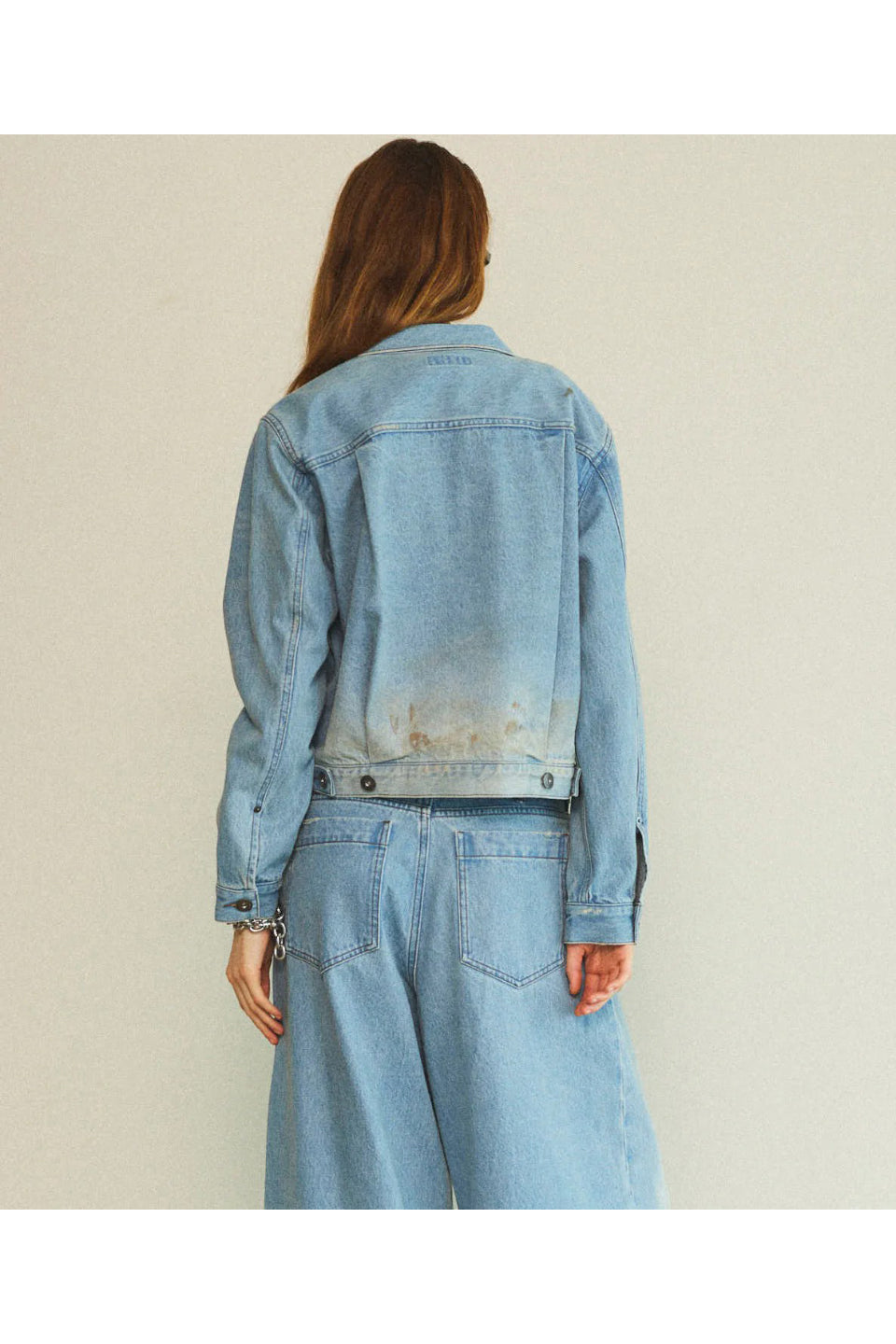 MAISON SPECIAL-Mud Draw Ring Die Denim Jacket-NOWALL