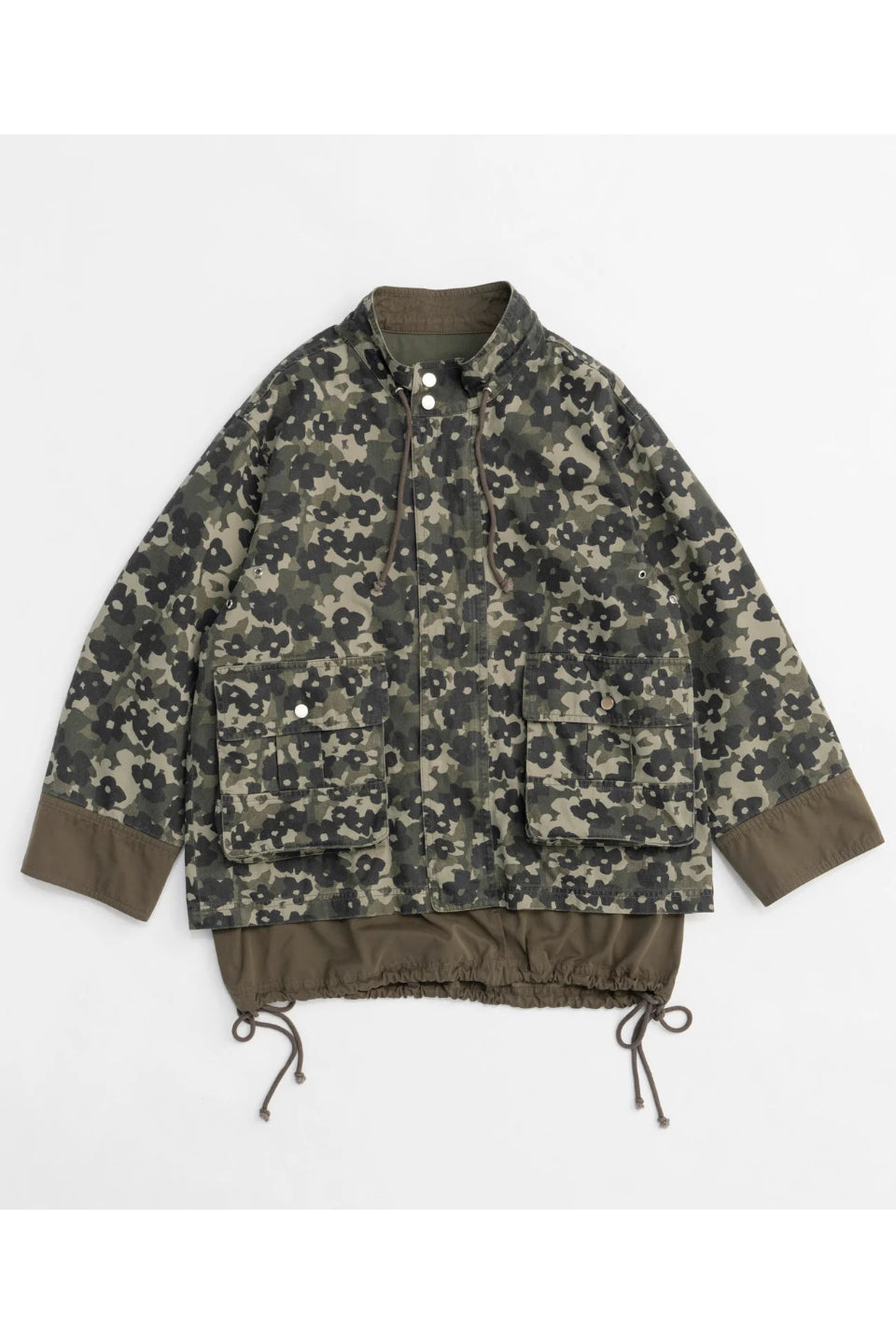 MAISON SPECIAL-Multi Fabric Utility Coat-NOWALL