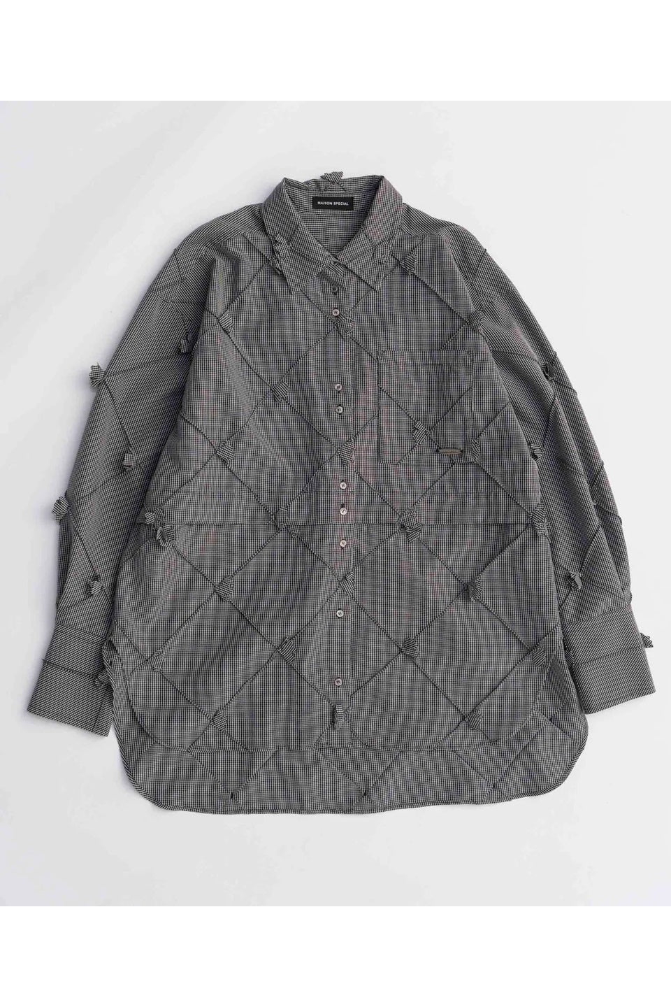 MAISON SPECIAL-Multiway Fly Flower Shirt-NOWALL