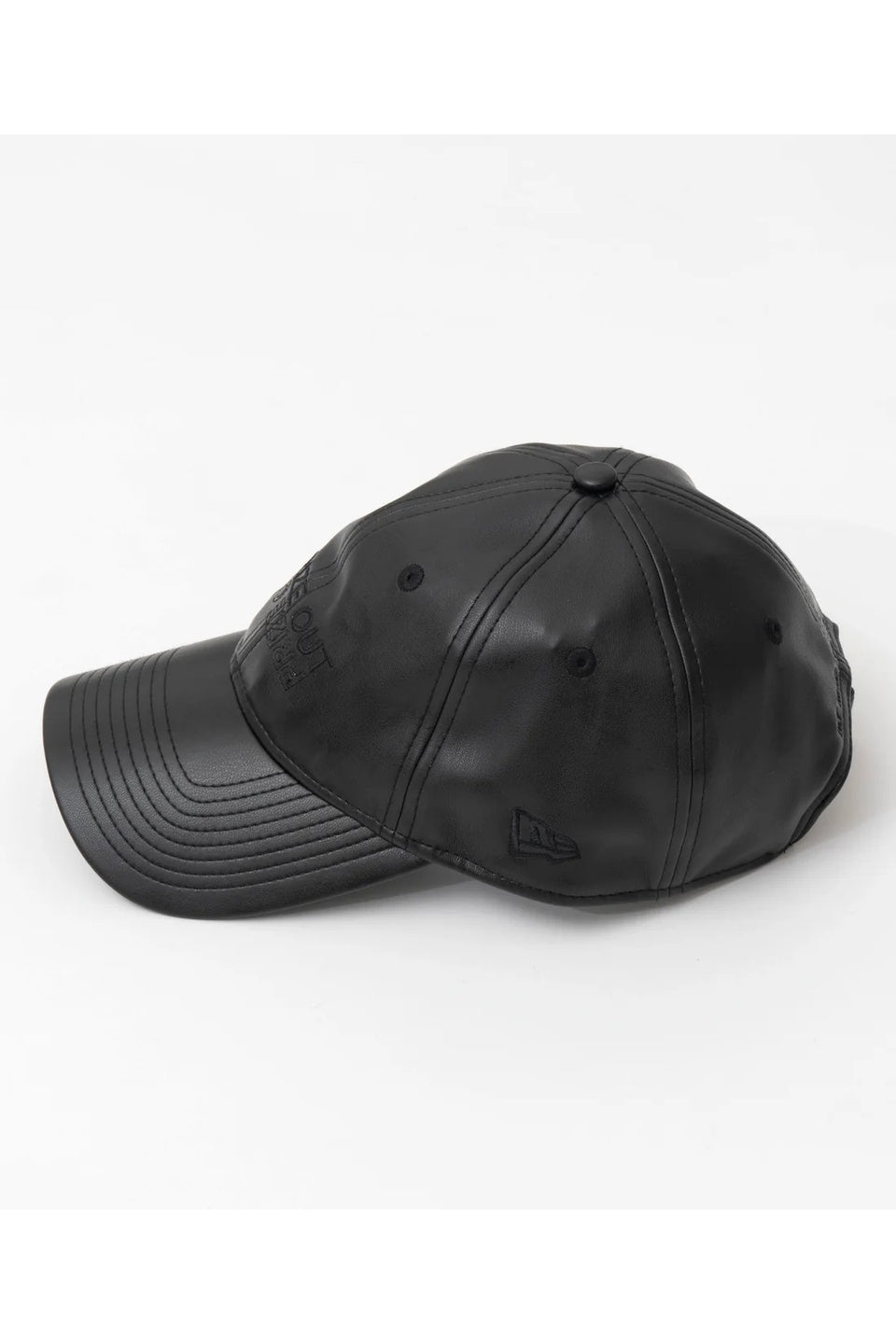 MAISON SPECIAL-NEW ERA Collaboration PRIZE OUT Logo Vegan Leather Cap-NOWALL