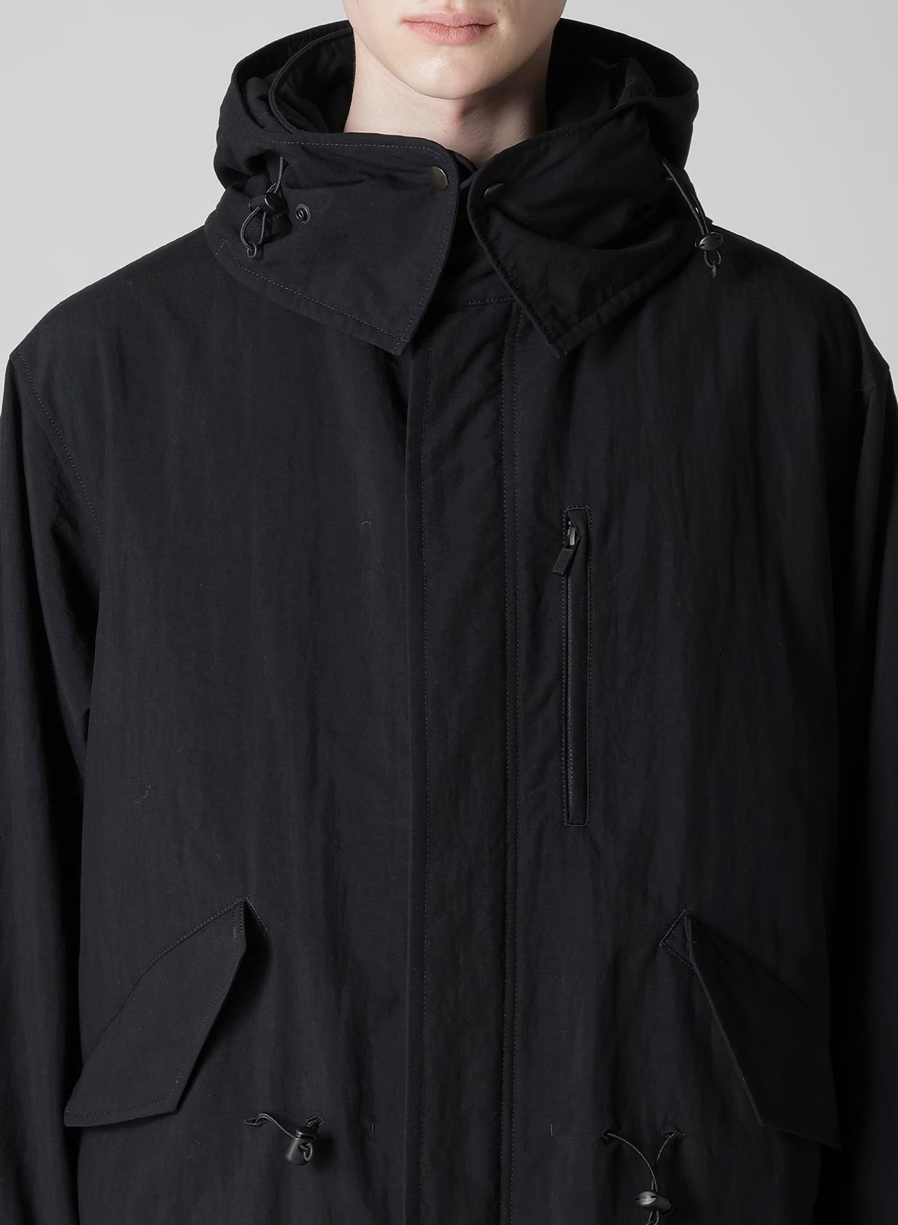 Y's for men-NYLON TASLAN MOD COAT WITH THINSULATE-NOWALL
