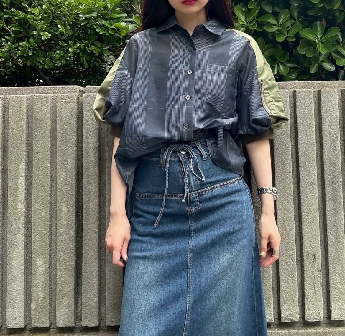 MICALLE MICALLE-Nylon Docking Shirt-NOWALL