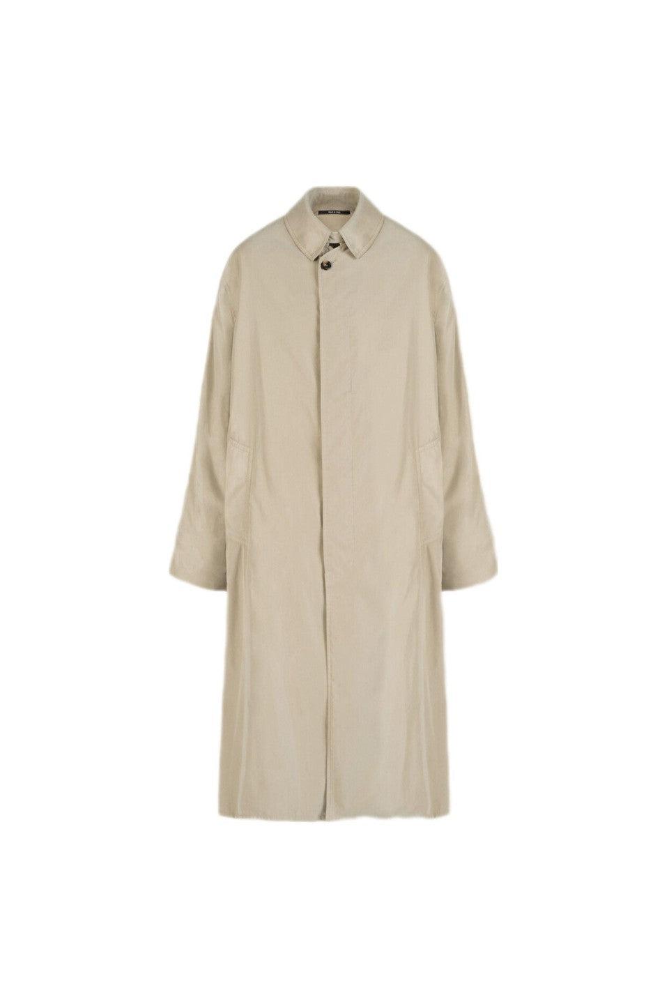 Maison Margiela-PEACH COTTON COAT-NOWALL