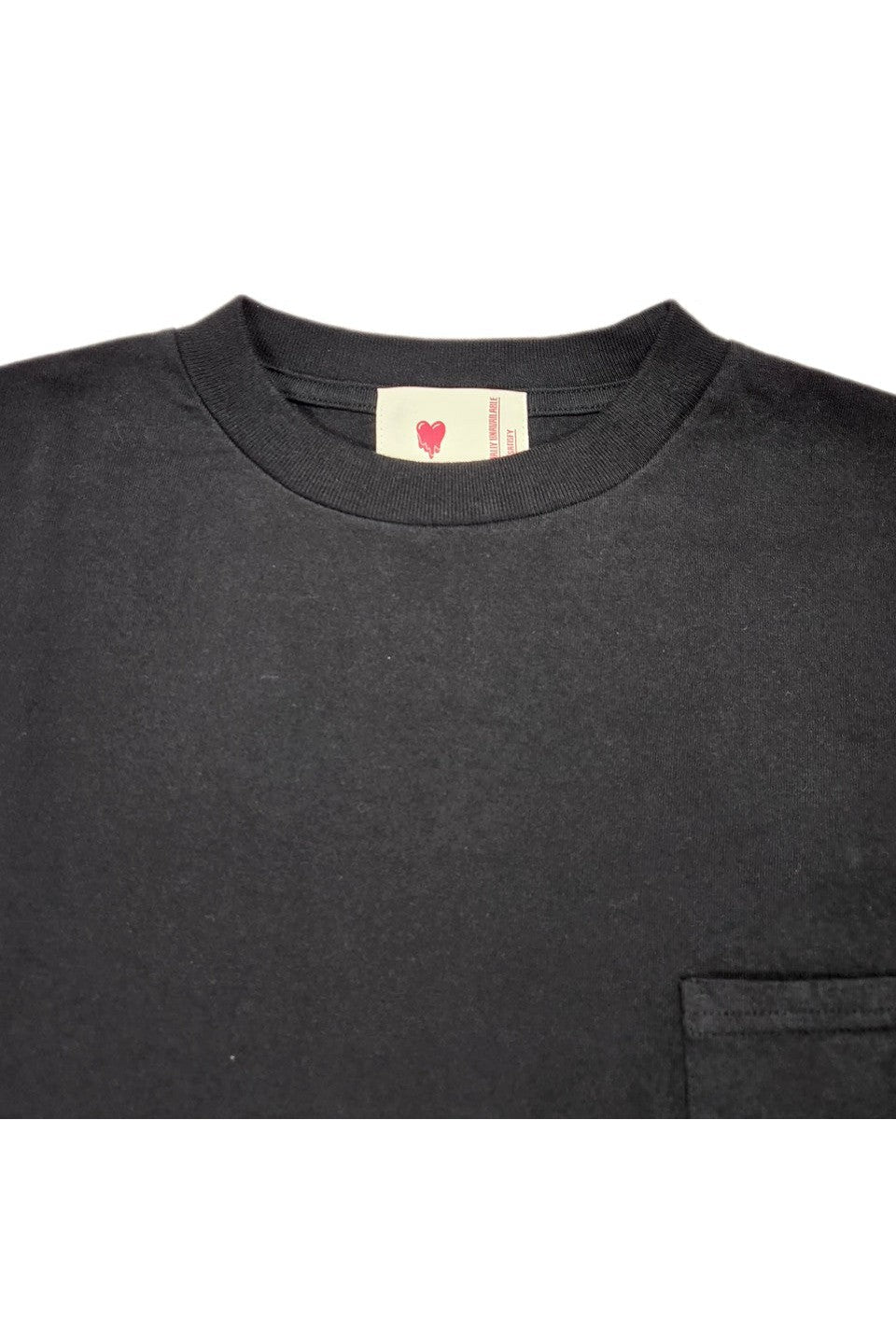 EMOTIONALLY UNAVAILABLE-PLAIN POCKET TEE-NOWALL