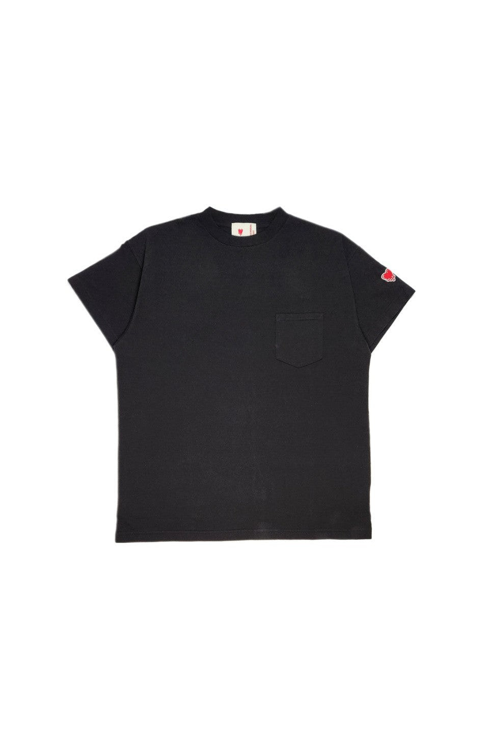 EMOTIONALLY UNAVAILABLE-PLAIN POCKET TEE-NOWALL