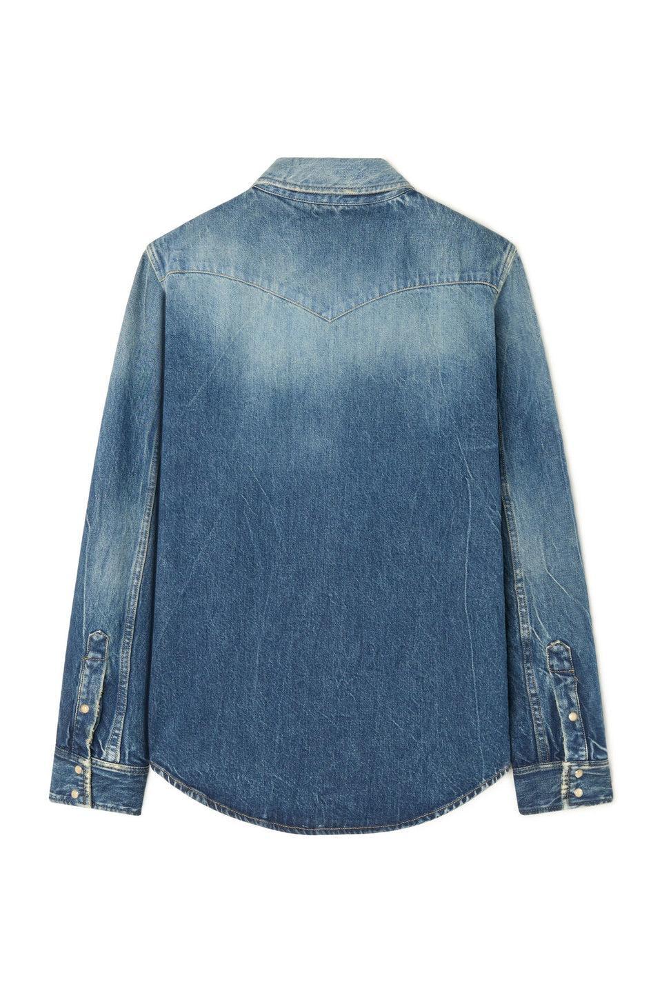 ALANUI-Pacific Roads Denim Shirt-NOWALL